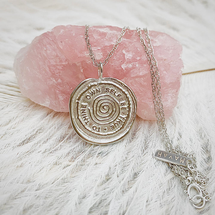 MayaH Talisman Necklace in Silver