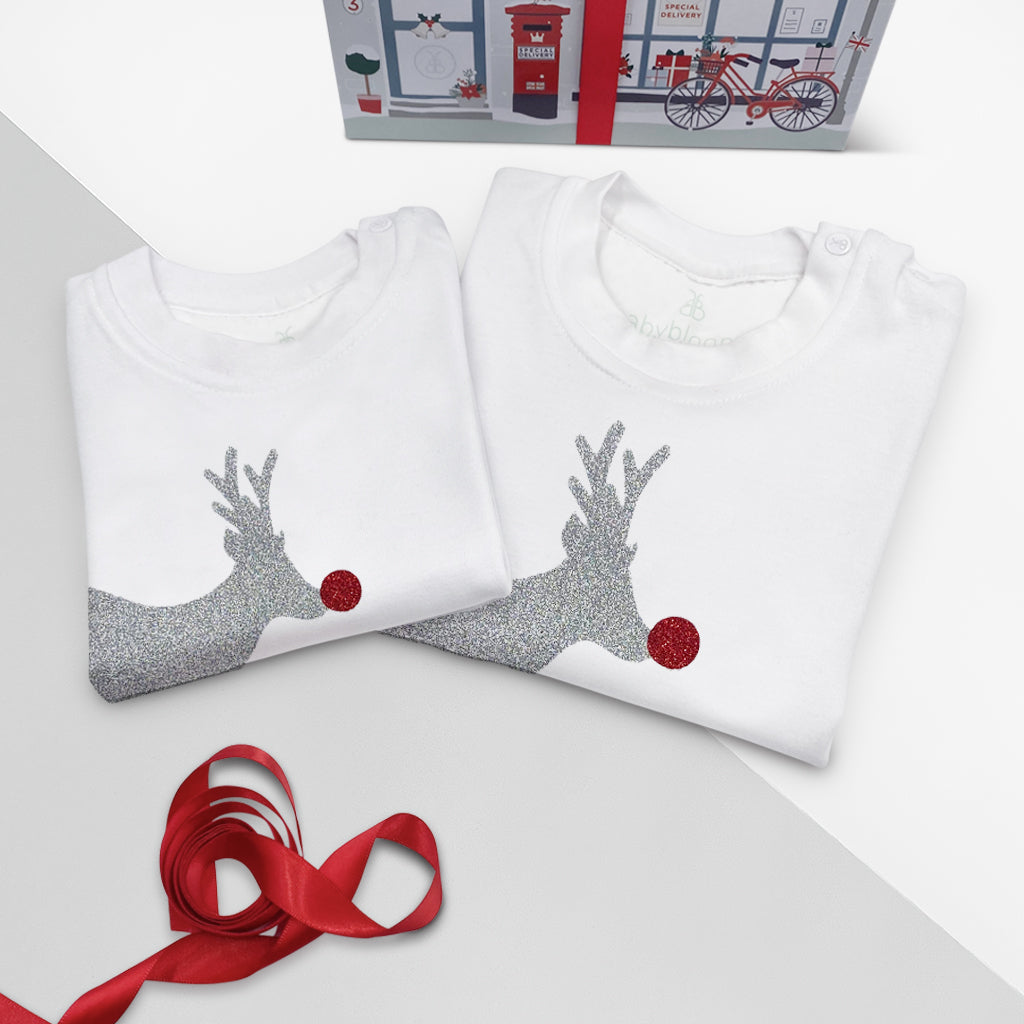 Reindeer Sparkle Christmas T-Shirt